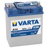 Varta Blue Dinamic 12V 40Ah 330A Asia 540126 autó akkumulátor jobb+  