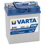 Varta Blue Dinamic 12V 40Ah 330A Asia 540126 autó akkumulátor jobb+  
