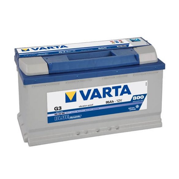 VARTA 12V 95Ah 800A G3 Blue Dynamic akku 595402 (353*175*190mm)