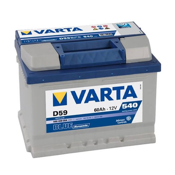 Varta Blue Dinamic 12V 60Ah 540A 560409 autó akkumulátor jobb+  