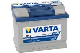 Varta Blue Dinamic 12V 60Ah 540A 560127 autó akkumulátor bal+  