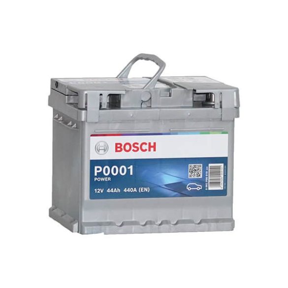 BOSCH P0001 Power 12V 44Ah 440A autó akkumulátor JOBB+