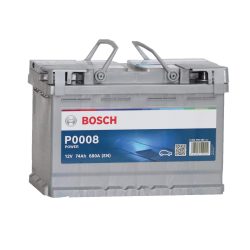 BOSCH P0008 Power 12V 74Ah 680A autó akkumulátor JOBB+