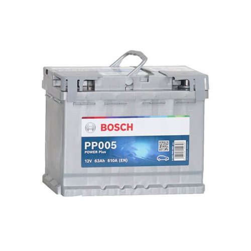 BOSCH PP005 Power Plus 12V 63Ah 610A autó akkumulátor JOBB+