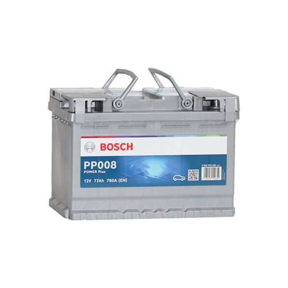 BOSCH PP008 Power Plus 12V 77Ah 780A autó akkumulátor JOBB+