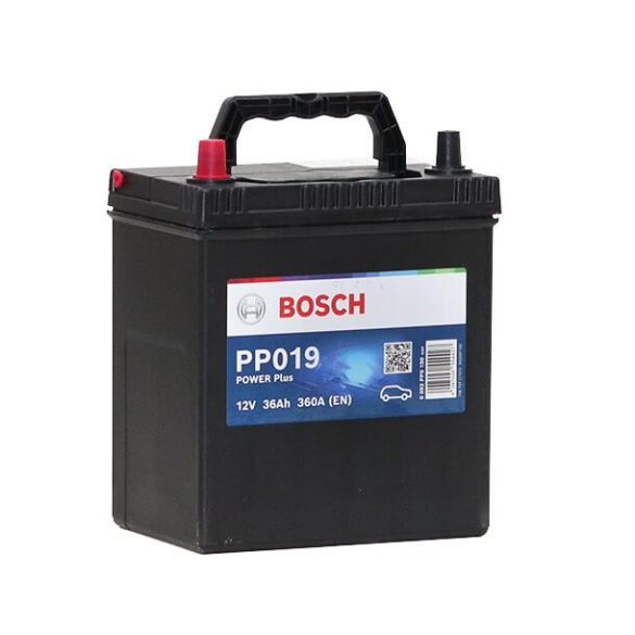 BOSCH PP019 Power Plus 12V 36Ah 360A autó akkumulátor Asia BAL+