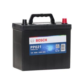   BOSCH PP021 Power Plus 12V 45Ah 330A autó akkumulátor Asia vastag JOBB+