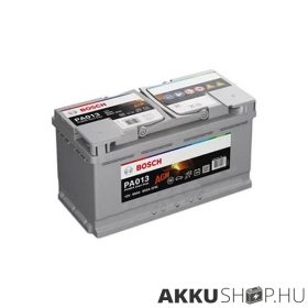   BOSCH 12V AGM 95Ah 850A START-STOP autó akkumulátor JOBB+ PA013