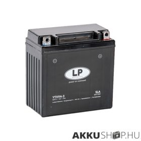   Landport 12V 9Ah 135A YTX9A-3 (YB9L-A2) motorkerékpár akkumulátor JOBB+ Gyz