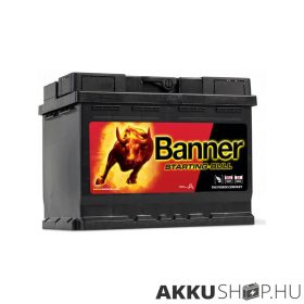   Banner Starting Bull 12V 62Ah 510A 56219 autó akkumulátor JOBB+