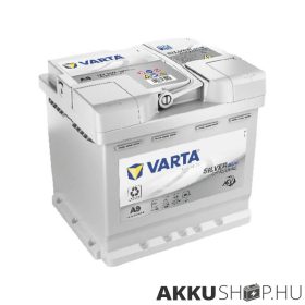   VARTA 12V AGM 50Ah 540A A9 akku 550901 start-stop autó akkumulátor JOBB+
