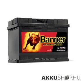   Banner 12V 60Ah 480A 56060 Starting Bull autó akkumulátor JOBB+