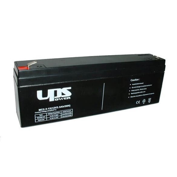 UPS Power 12V 2,3Ah zselés akkumulátor (MC2.3-12)