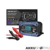 Qoltec Okostöltő STD AGM GEL Akkumulátorokhoz Helyreállító funkcióval 12-24V 10A LCD 9 töltési fázis