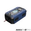 Qoltec Okostöltő STD AGM GEL Akkumulátorokhoz Helyreállító funkcióval 12-24V 10A LCD 9 töltési fázis