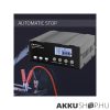 Qoltec Intelligens Akkumulátor töltő, 12V + 12.6V + 24V LCD kijelzős AGM, GEL, LiFePO4