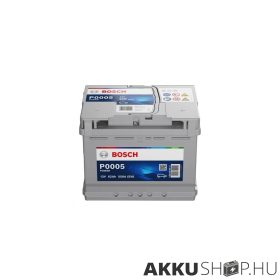 Bosch P0005 12V 62 Ah 550A JOBB+ autó akkumulátor