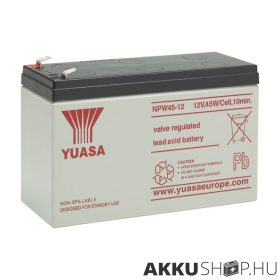 Yuasa NPW45-12 12V 8,5 Ah zselés akkumulátor F2
