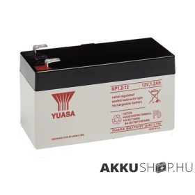 Yuasa NP1.2-12 12V 1,2 Ah zselés akkumulátor F1