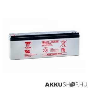 Yuasa NP2.3-12 12V 2,3 Ah zselés akkumulátor F1
