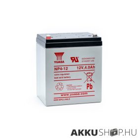 Yuasa NP4-12 12V 4 Ah zselés akkumulátor F1
