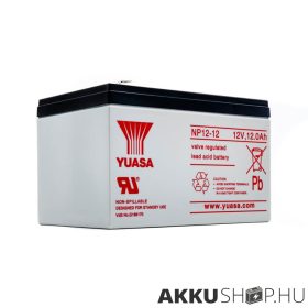 Yuasa NP12-12 12V 12 Ah zselés akkumulátor F2