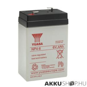 Yuasa NP4-6 6V 4 Ah zselés akkumulátor F1