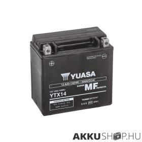Yuasa YTX14 12V 12Ah 200A motorkerékpár akkumulátor