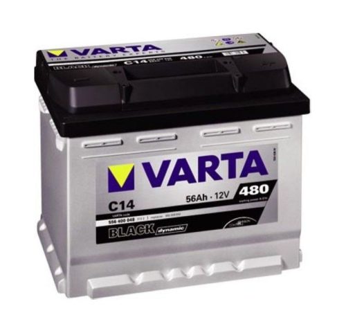 Varta Black Dinamic 12V 56Ah 480A 556400 autó akkumulátor jobb+  