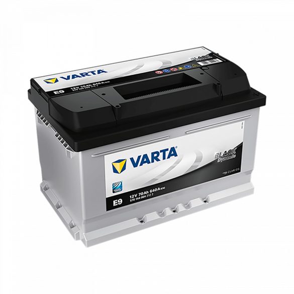 VARTA 12V 70Ah 640A E9 Black Dynamic akku 570144 J+ 278175175mm