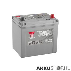 Yuasa 12V 65Ah 580A YBX5005 Autó akkumulátor JOBB+