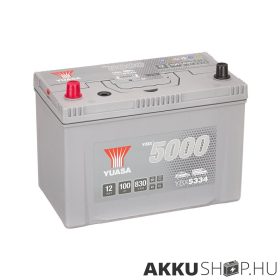 Yuasa 12V 100Ah 830A YBX5334 Autó akkumulátor BAL+