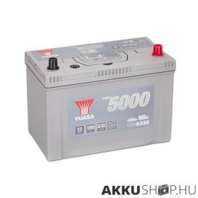 Yuasa 12V 100Ah 830A YBX5335 Autó akkumulátor JOBB+