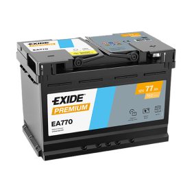 EXIDE Premium EA770 77Ah 760A autó akkumulátor jobb+  