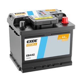 EXIDE Excell EB442 44Ah 420A autó akkumulátor jobb+  