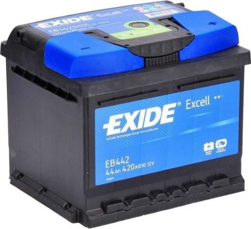 EXIDE Excell EB442 44Ah 420A autó akkumulátor jobb+  