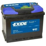EXIDE Excell EB620 62Ah 540A autó akkumulátor jobb+  