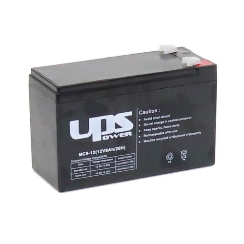 UPS Power 12V 9Ah zselés akkumulátor (MC9-12) 