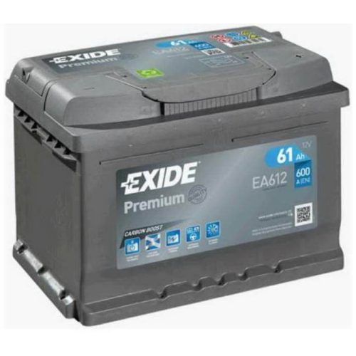 EXIDE Premium EA612 61Ah 600A autó akkumulátor