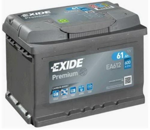 EXIDE Premium EA612 61Ah 600A autó akkumulátor