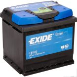 EXIDE Excell EB500 50Ah 450A autó akkumulátor jobb+  