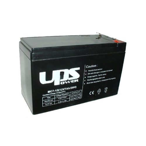 UPS Power 12V 7Ah zselés akkumulátor (MC7-12)