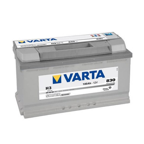 Varta Silver Dinamic 12V 100Ah 830A 600402 autó akkumulátor jobb+  