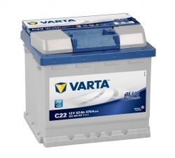 Varta Blue Dynamic C22 12V 52Ah autó akkumulátor 552400 jobb+  