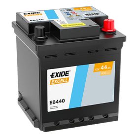 EXIDE Excell EB440 44Ah 400A autó akkumulátor jobb+  