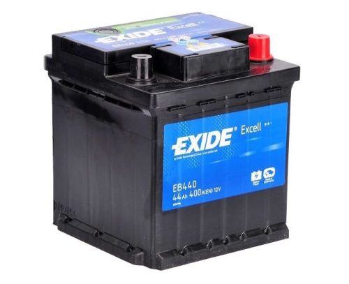 EXIDE Excell EB440 44Ah 400A autó akkumulátor jobb+  