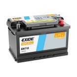 EXIDE Excell EB712 71Ah 670A autó akkumulátor jobb+  