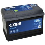 EXIDE Excell EB741 74Ah 680A autó akkumulátor bal+  