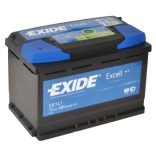 EXIDE Excell EB741 74Ah 680A autó akkumulátor bal+  