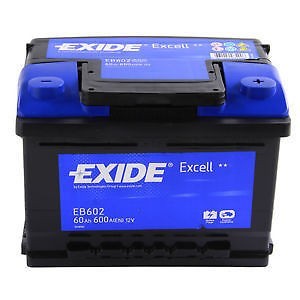 EXIDE Excell EB602 60Ah 540A autó akkumulátor jobb+  